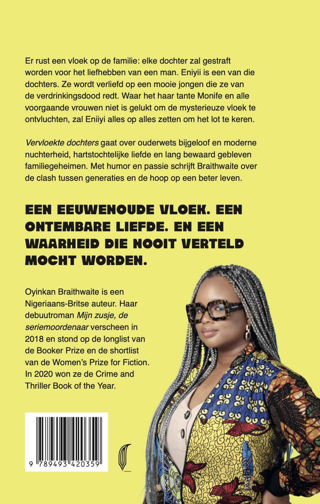 Achterkant van Vervloekte dochters