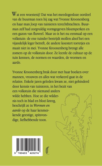 Achterkant van Wormen en aarde