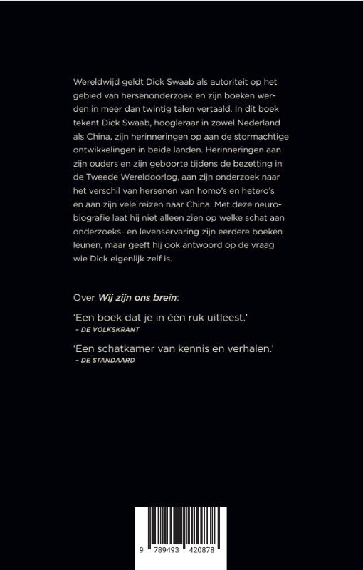 Achterkant van Hersenonderzoeker bij toeval