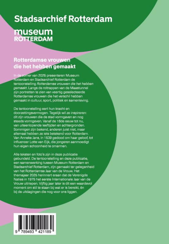 Achterkant van Rotterdamse vrouwen die het gemaakt hebben