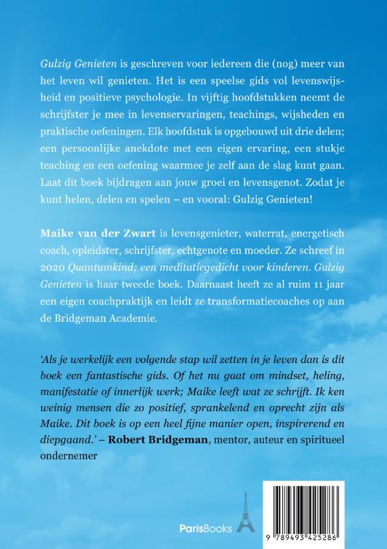 Achterkant van Gulzig genieten