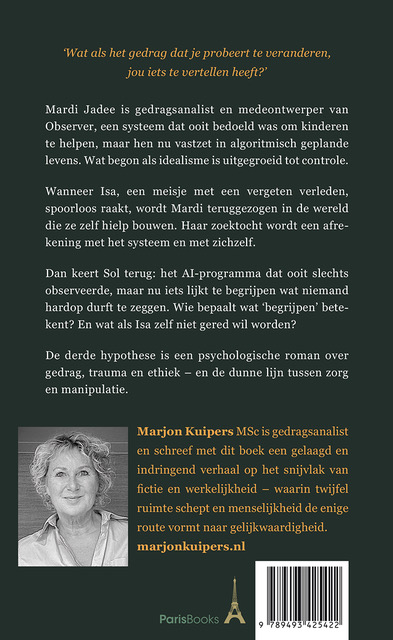 Achterkant van De derde hypothese