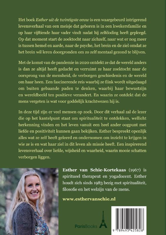 Achterkant van Esther uit de twintigste eeuw