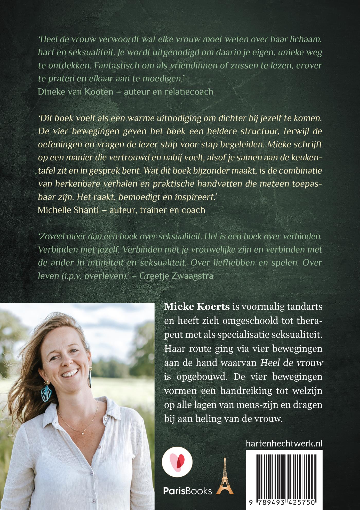 Achterkant van Heel de vrouw