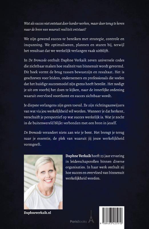 Achterkant van De Broncode