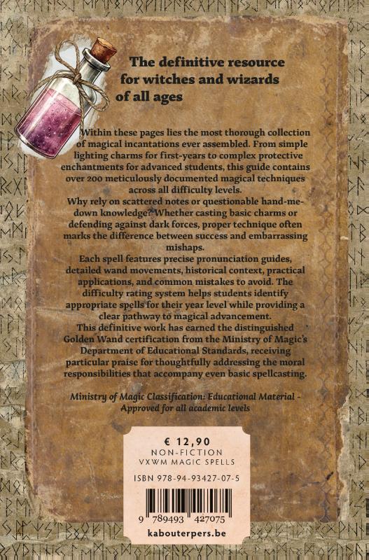 Achterkant van The Standard Book of Spells