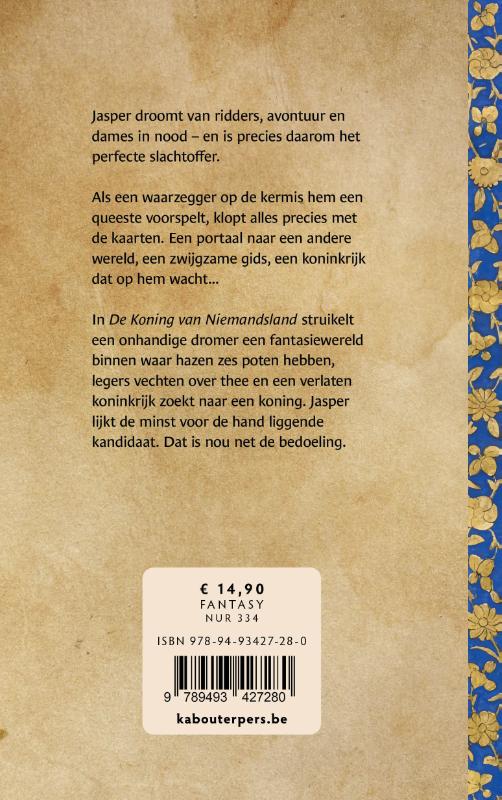 Achterkant van De Koning van Niemandsland