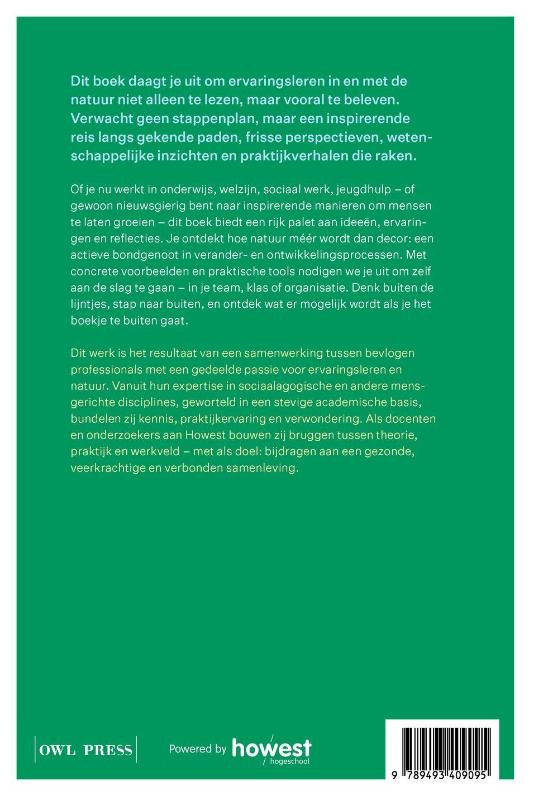 Achterkant van Boekje te buiten