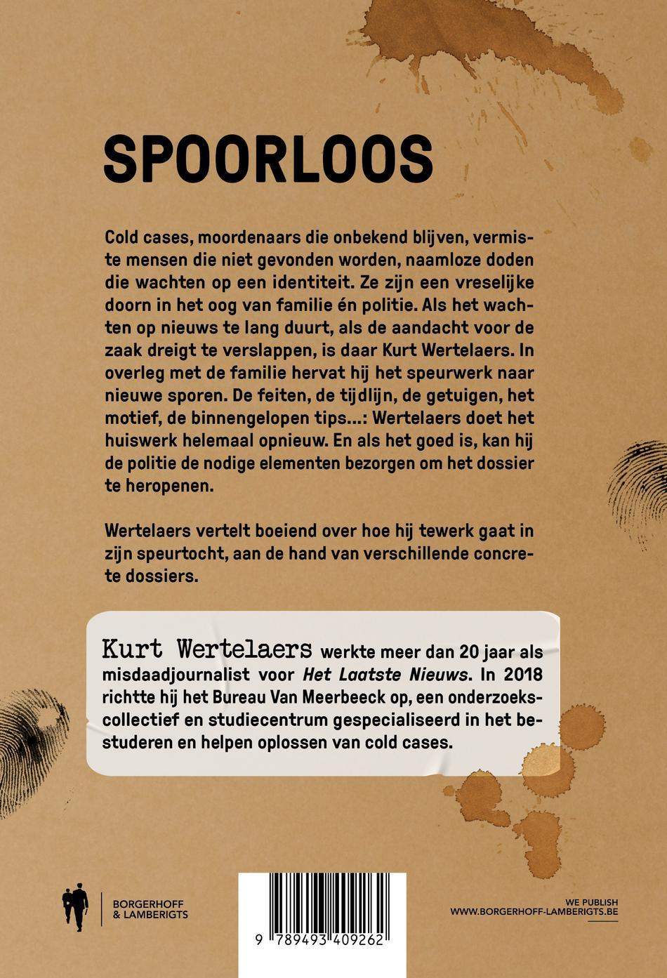 Achterkant van Spoorloos