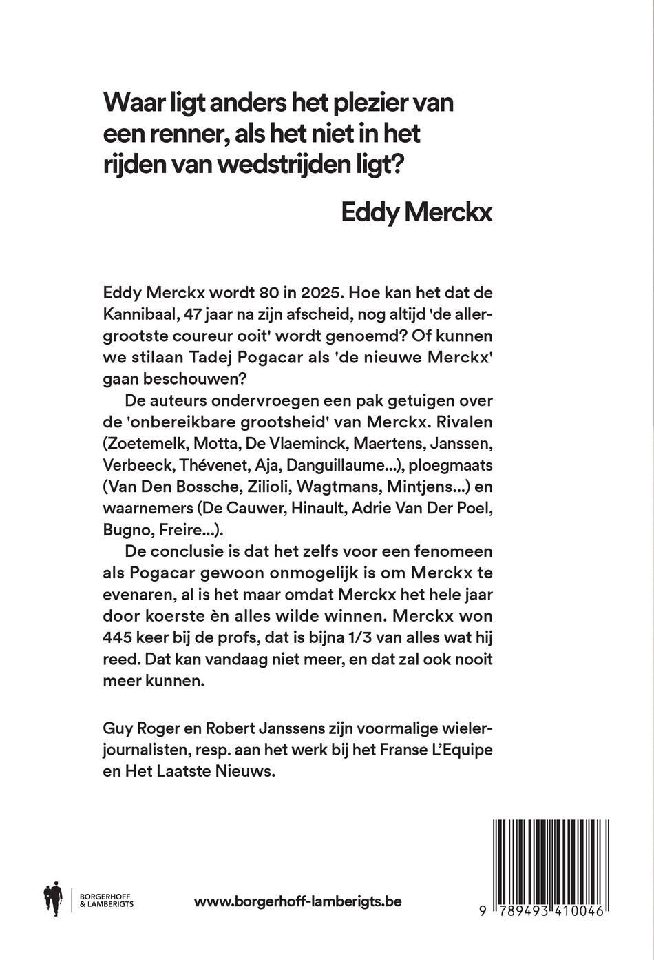 Achterkant van Merckx 80