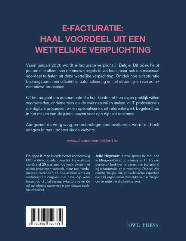 Achterkant van E-facturatie ontcijferd