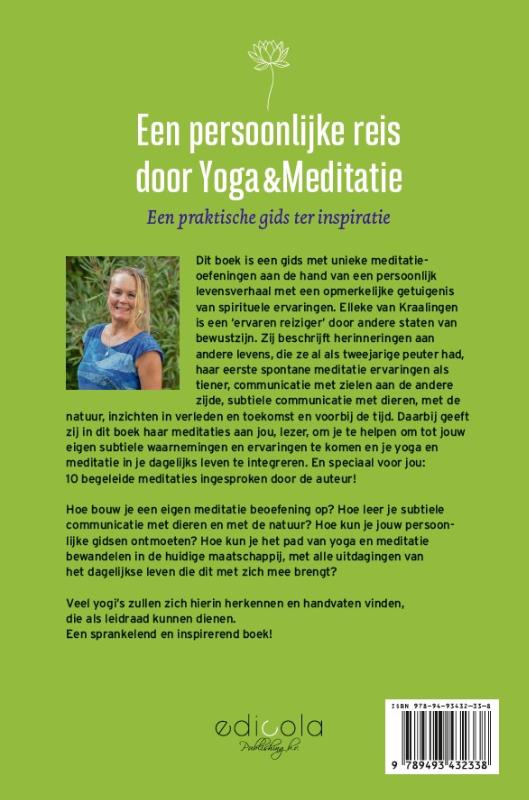 Achterkant van Een persoonlijke reis door yoga & meditatie