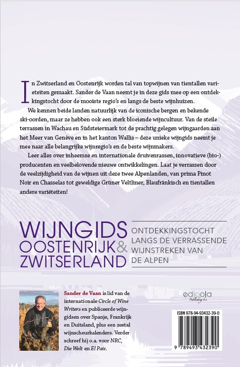 Achterkant van Wijngids Oostenrijk & Zwitserland