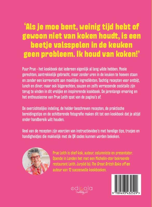 Achterkant van Puur Prue