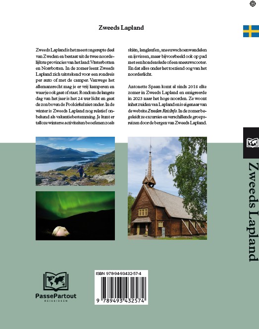 Achterkant van Zweeds Lapland