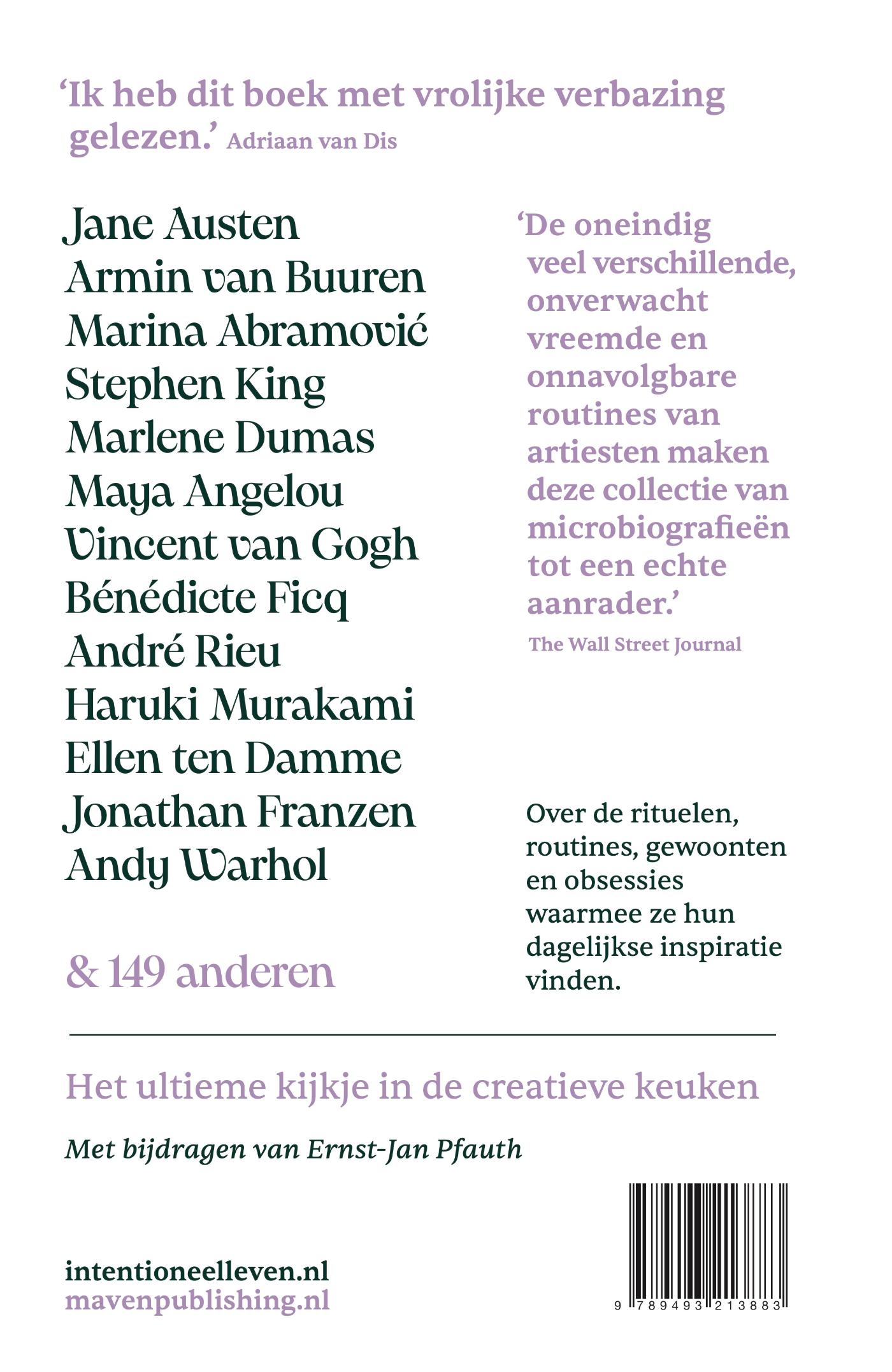 Achterkant van Dagelijkse rituelen