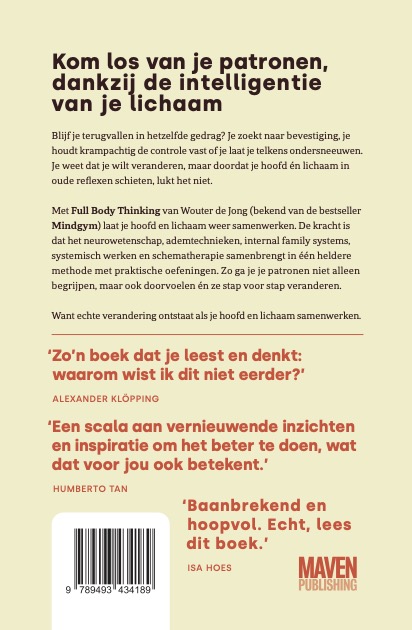Achterkant van Full Body Thinking