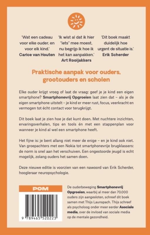 Achterkant van Smartphonevrij opgroeien (set)