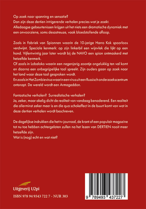 Achterkant van Dertien