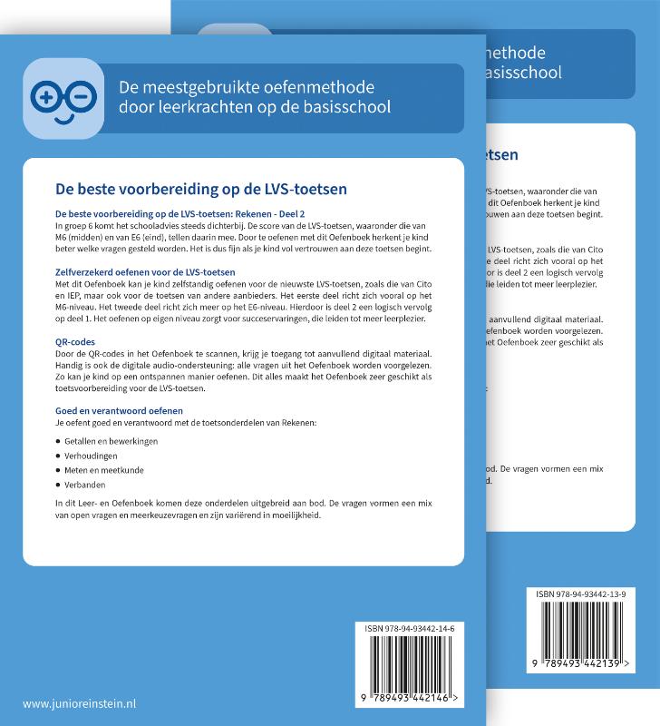 Achterkant van 1 en 2 groep 6