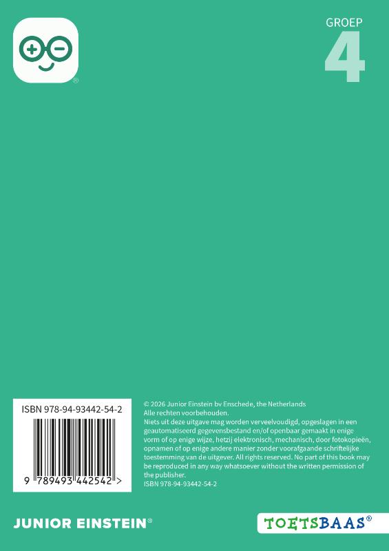 Achterkant van Antwoordenboek 2