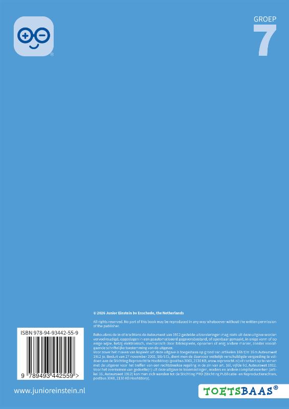 Achterkant van Werkboek 1