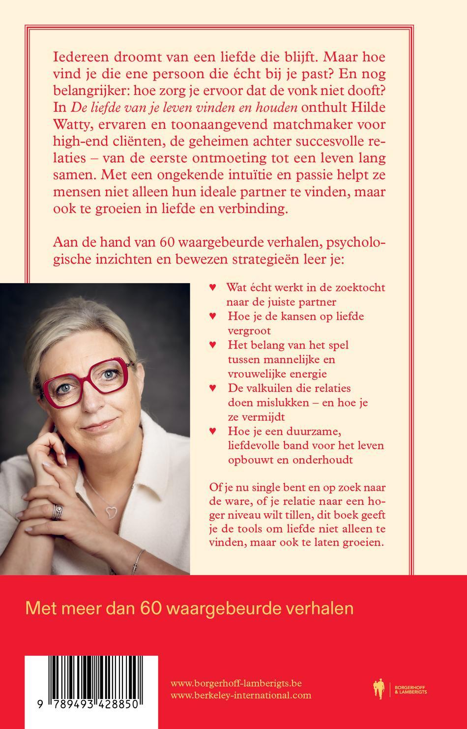 Achterkant van De liefde van je leven vinden en houden
