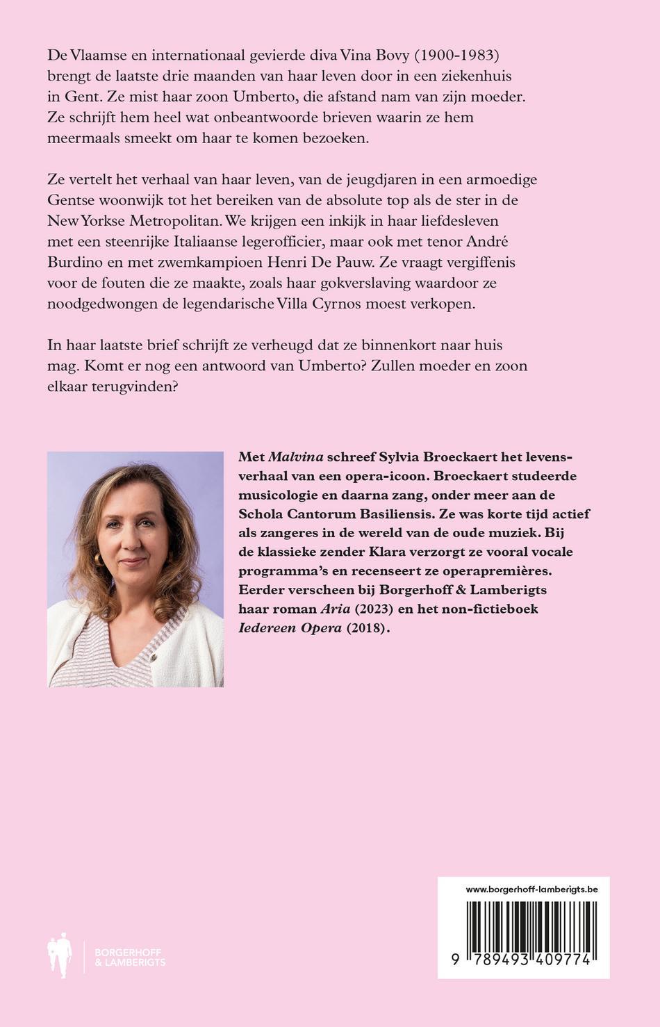 Achterkant van Malvina