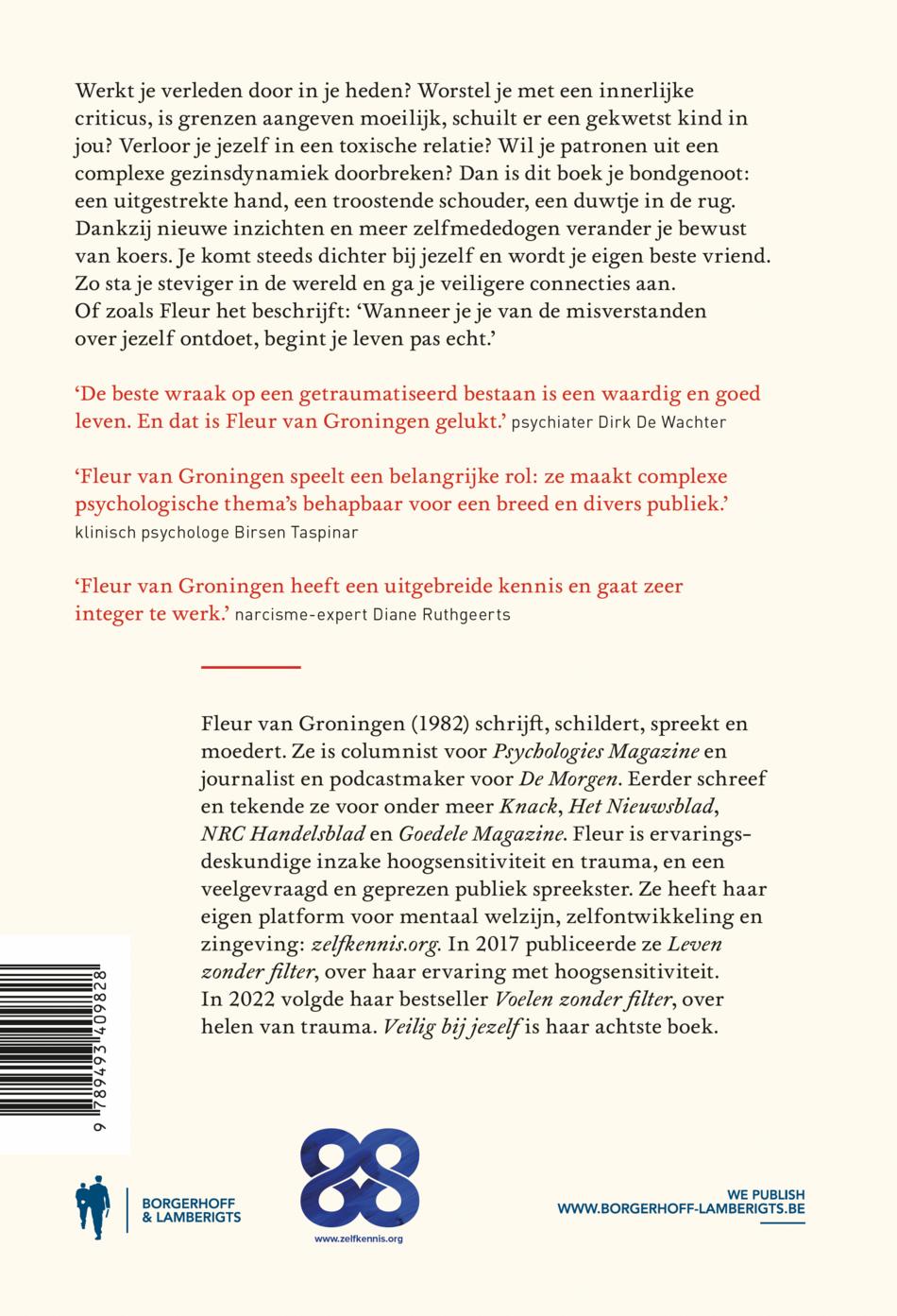 Achterkant van Veilig bij jezelf