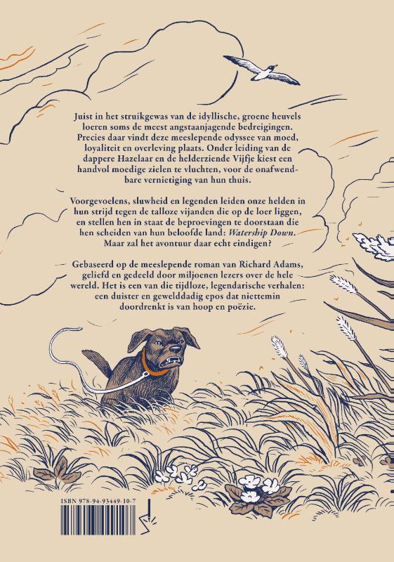 Achterkant van Watership Down