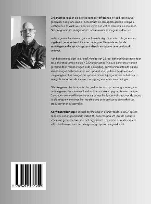Achterkant van Nieuwe generaties in organisaties