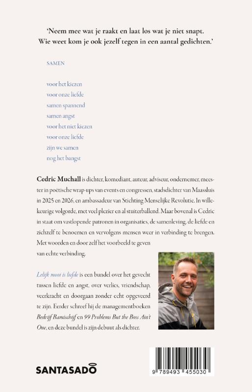 Achterkant van Lelijk mooi is liefde