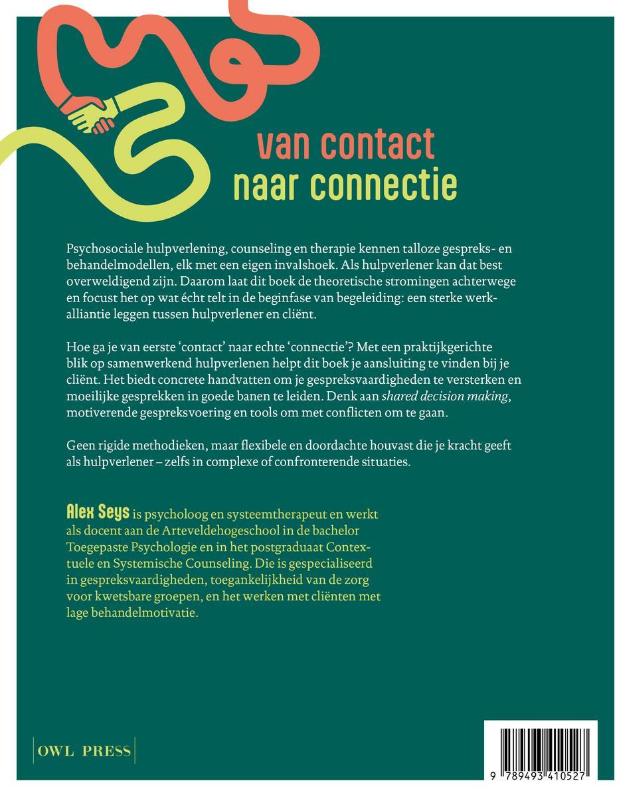 Achterkant van Van contact naar connectie