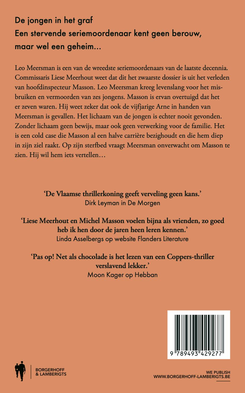 Achterkant van De jongen in het graf
