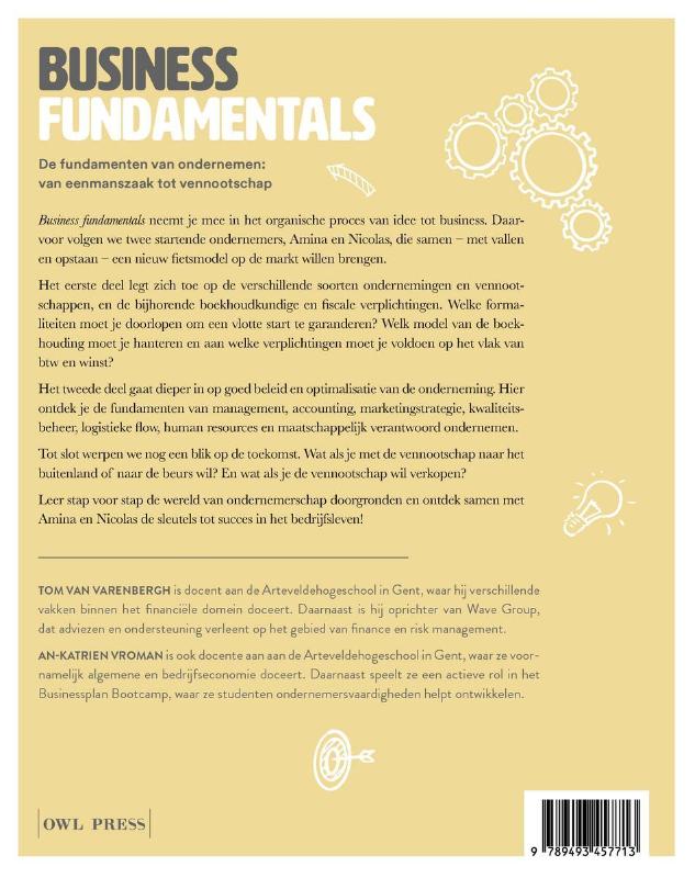 Achterkant van Business Fundamentals