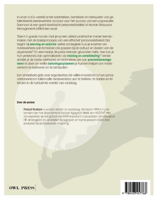 Achterkant van Talent in goede handen