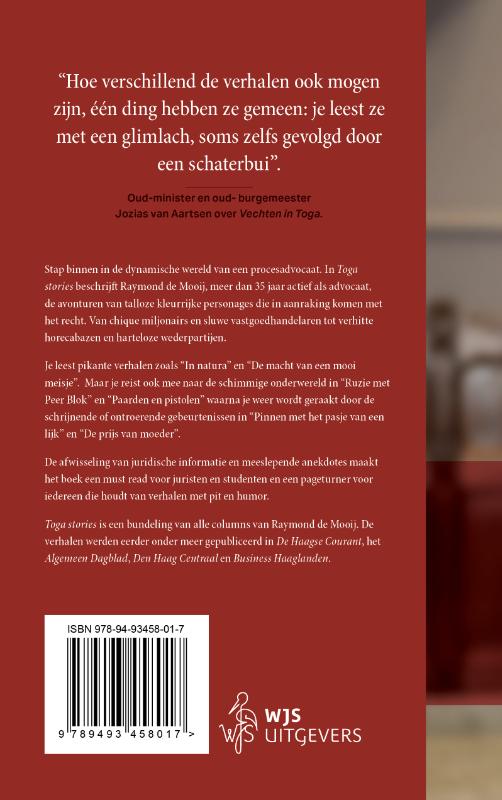 Achterkant van Toga stories