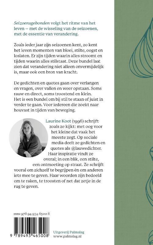 Achterkant van Seizoensgebonden