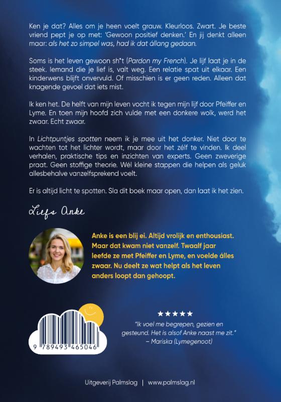 Achterkant van Lichtpuntjes spotten