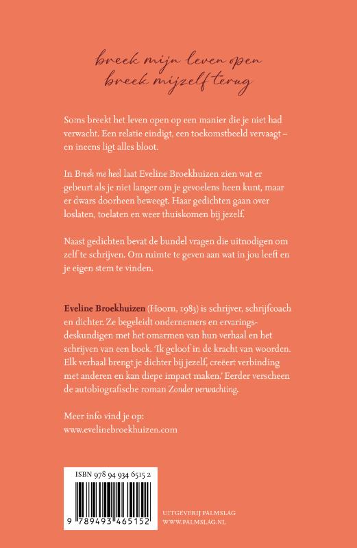 Achterkant van Breek me heel