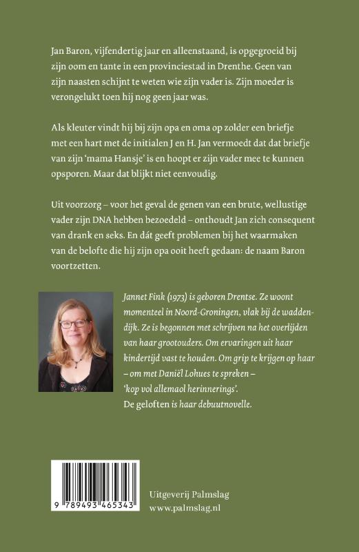 Achterkant van De geloften