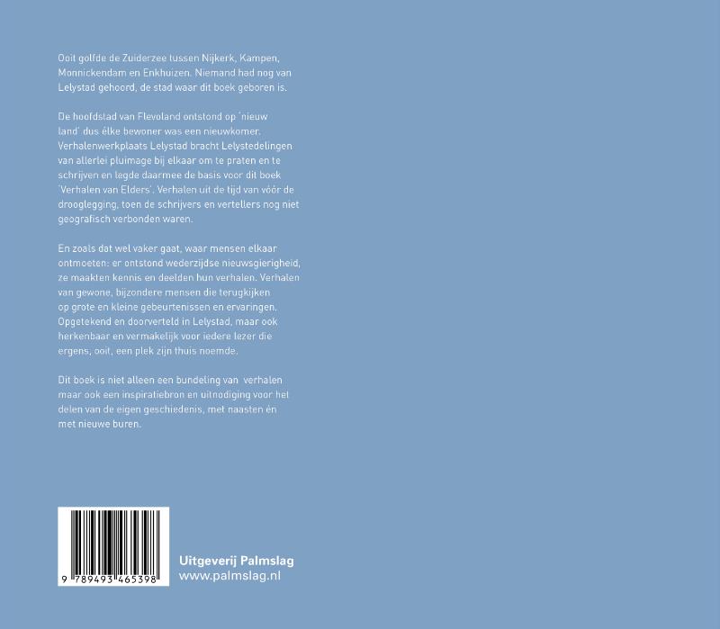 Achterkant van Verhalen van elders