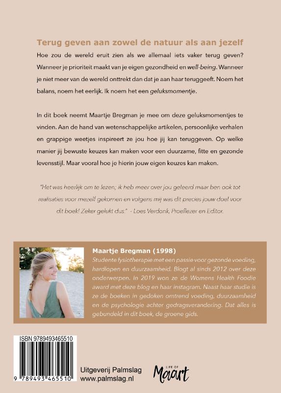Achterkant van De kracht van teruggeven