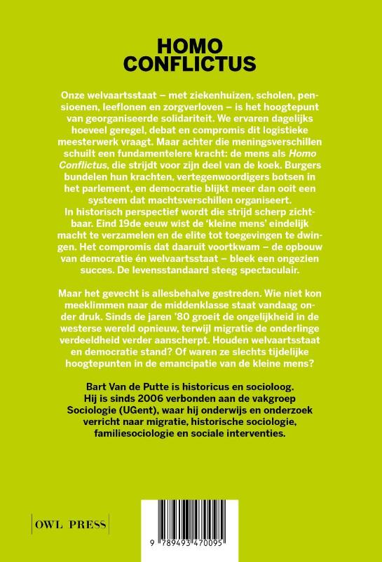 Achterkant van Homo Conflictus