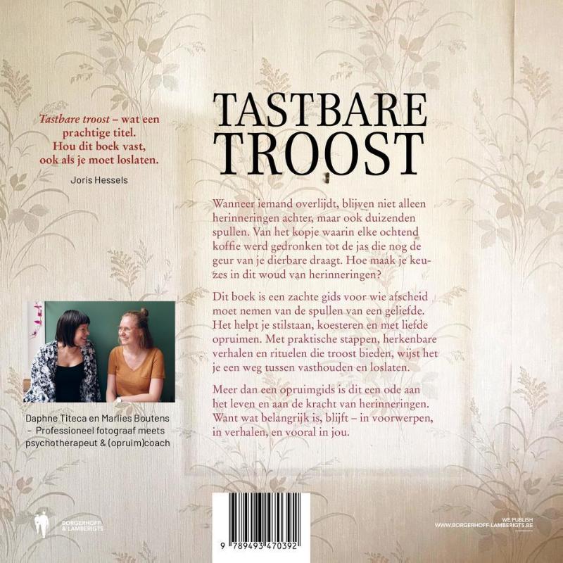 Achterkant van Tastbare troost