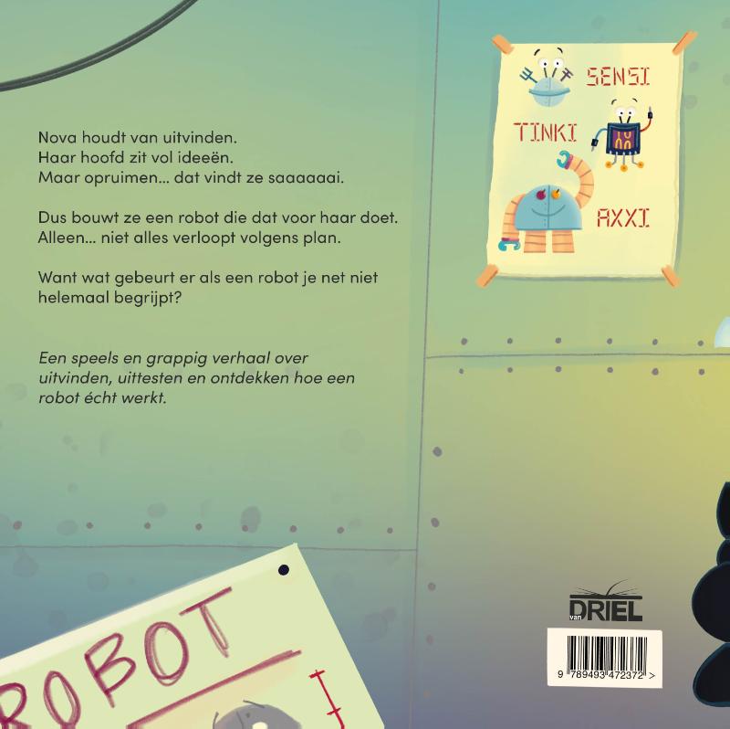 Achterkant van Nova ruimt op