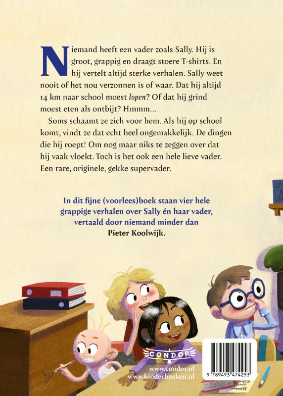 Achterkant van Sally's vader is vet ongemakkelijk