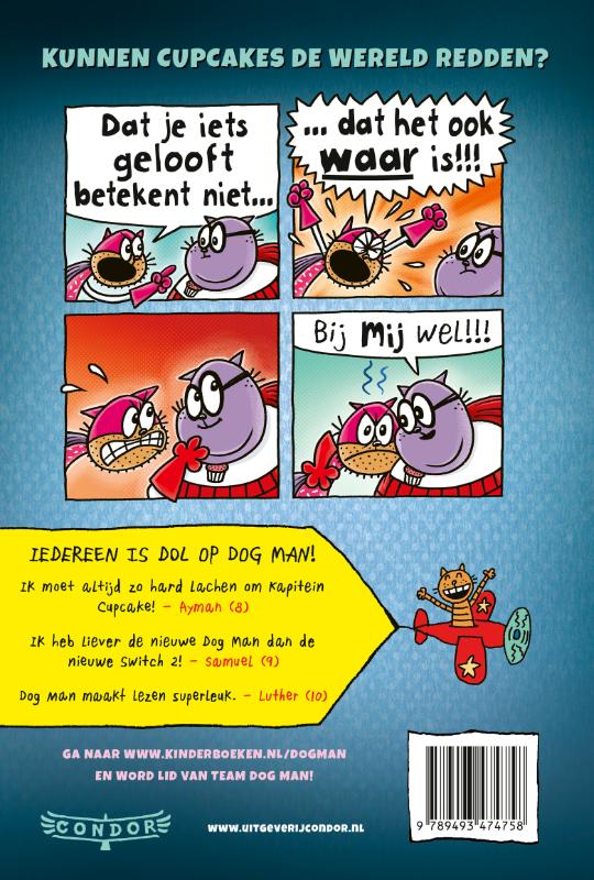 Achterkant van Dog Man 14 - Dog Man: Dank voor stank