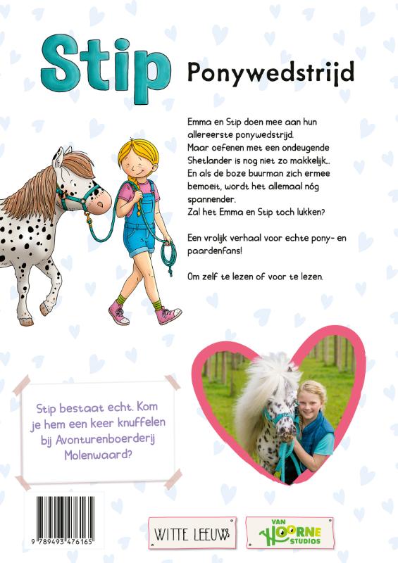 Achterkant van Ponywedstrijd