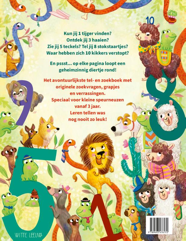 Achterkant van Tien tellen in de rimboe